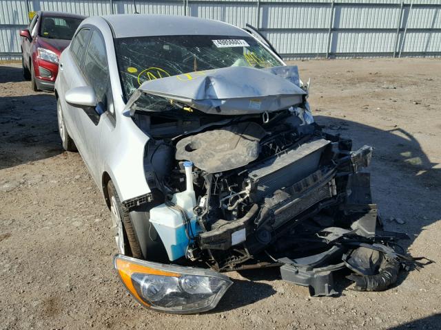 KNADM5A33E6329823 - 2014 KIA RIO LX SILVER photo 1