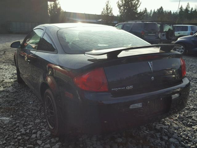 1G2AL15F787234965 - 2008 PONTIAC G5 SE BLACK photo 3