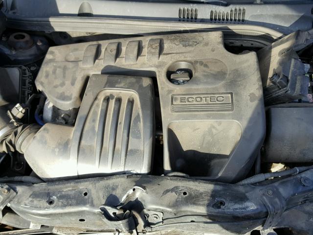 1G2AL15F787234965 - 2008 PONTIAC G5 SE BLACK photo 7