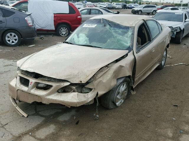 1G2NF52E64C254668 - 2004 PONTIAC GRAND AM S TAN photo 2