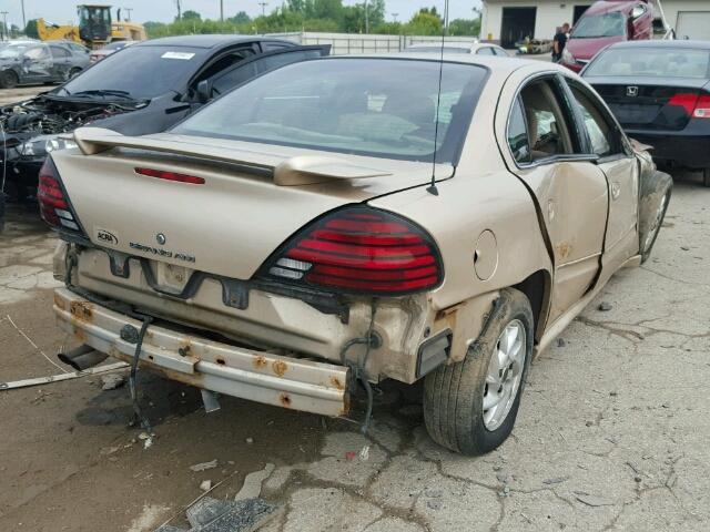 1G2NF52E64C254668 - 2004 PONTIAC GRAND AM S TAN photo 4