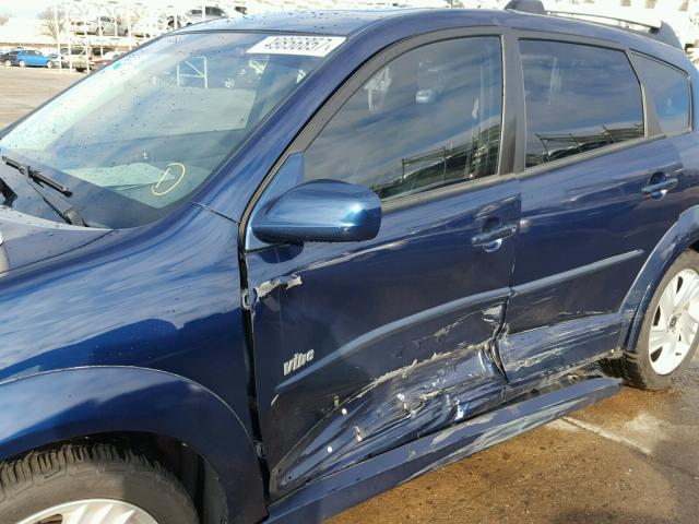 5Y2SL65866Z412252 - 2006 PONTIAC VIBE BLUE photo 10