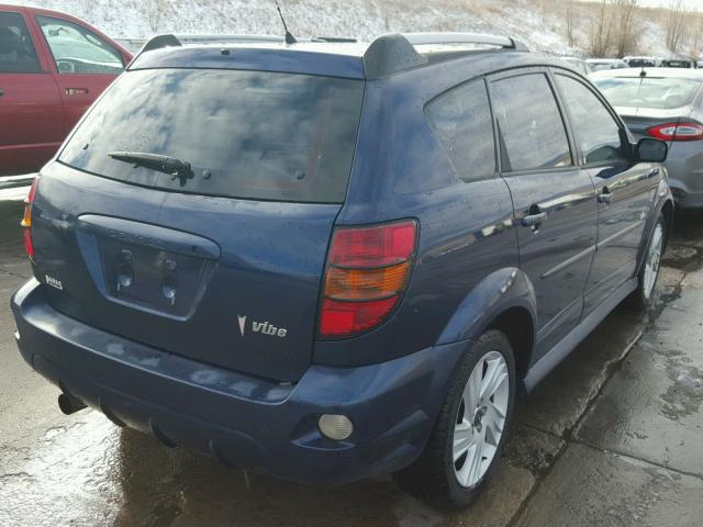 5Y2SL65866Z412252 - 2006 PONTIAC VIBE BLUE photo 4