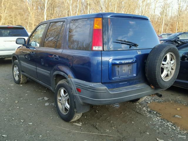 JHLRD1860XC033117 - 1999 HONDA CR-V EX BLUE photo 3