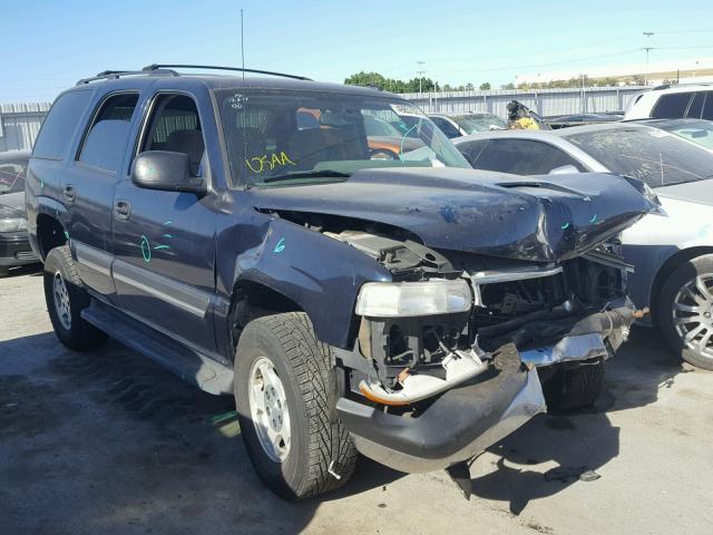 1GNEC13T15J263034 - 2005 CHEVROLET TAHOE C150 BLUE photo 1