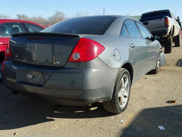 1G2ZG58N374272128 - 2007 PONTIAC G6 BASE GRAY photo 4