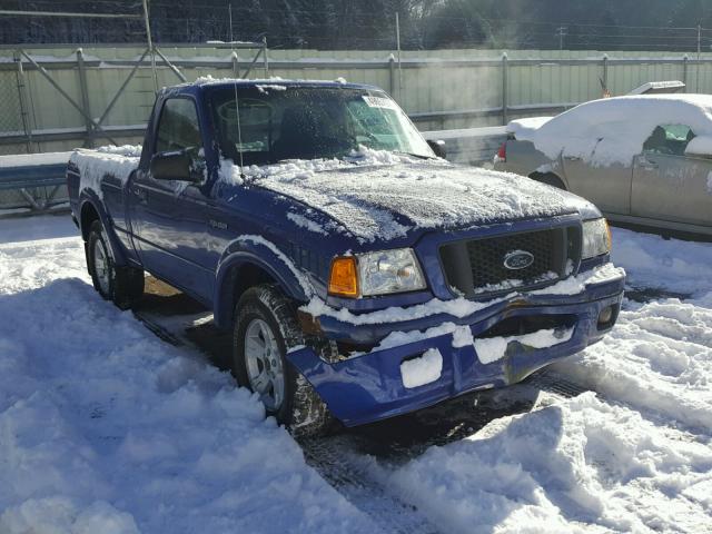 1FTYR11U54TA11595 - 2004 FORD RANGER BLUE photo 1