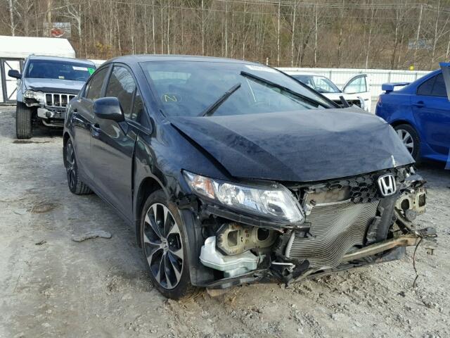 2HGFB6E58DH704607 - 2013 HONDA CIVIC SI BLACK photo 1