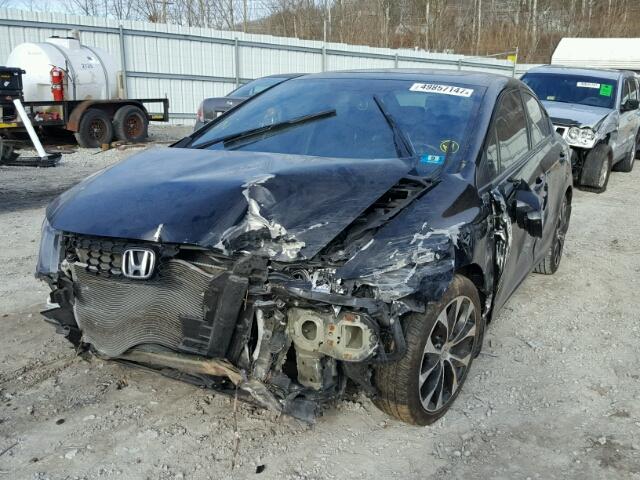 2HGFB6E58DH704607 - 2013 HONDA CIVIC SI BLACK photo 2