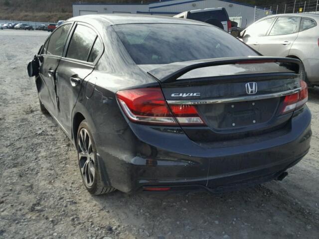 2HGFB6E58DH704607 - 2013 HONDA CIVIC SI BLACK photo 3