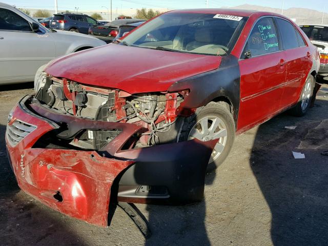 JTNBB46K293051865 - 2009 TOYOTA CAMRY HYBR RED photo 2