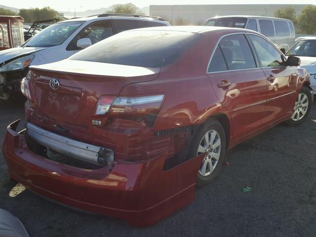 JTNBB46K293051865 - 2009 TOYOTA CAMRY HYBR RED photo 4