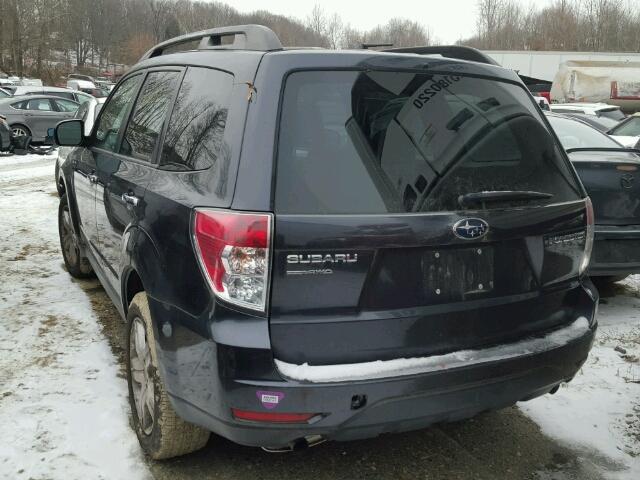 JF2SH6CC3AH787251 - 2010 SUBARU FORESTER 2 BLACK photo 3