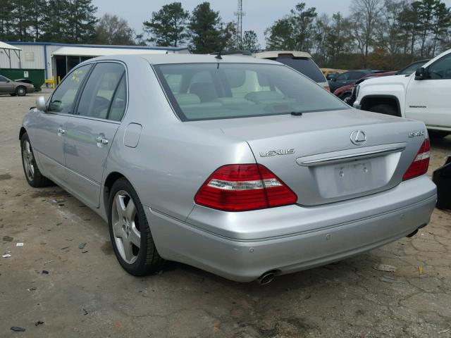 JTHBN36F065047756 - 2006 LEXUS LS 430 SILVER photo 3