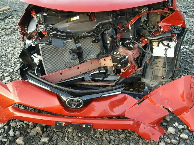2T3BFREV3HW641876 - 2017 TOYOTA RAV4 LE Qırmızı foto 9