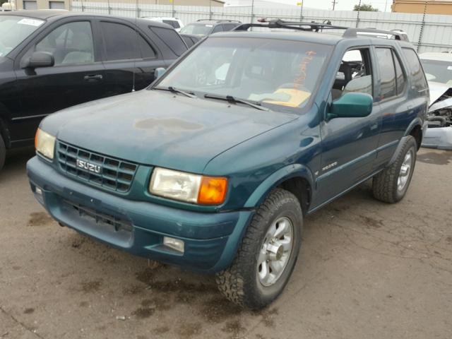 4S2CM58W5W4327068 - 1998 ISUZU RODEO S GREEN photo 2