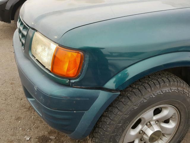 4S2CM58W5W4327068 - 1998 ISUZU RODEO S GREEN photo 9