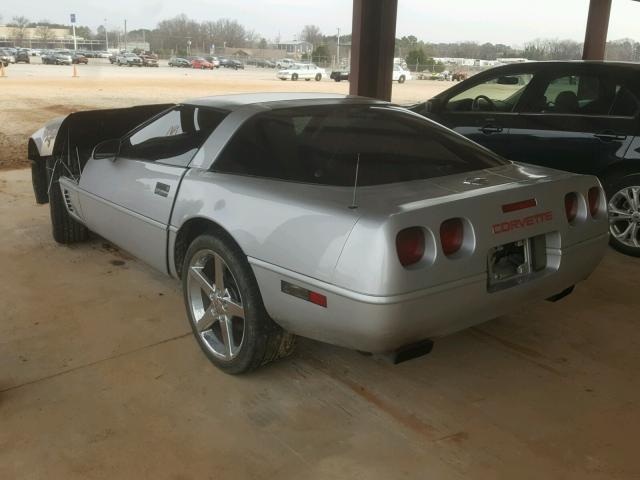 1G1YY22P8T5101112 - 1996 CHEVROLET CORVETTE SILVER photo 3