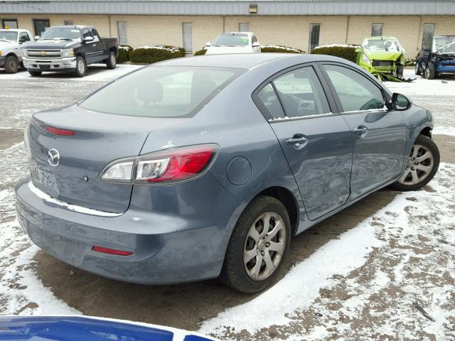 JM1BL1UF9C1512178 - 2012 MAZDA 3 I GRAY photo 4