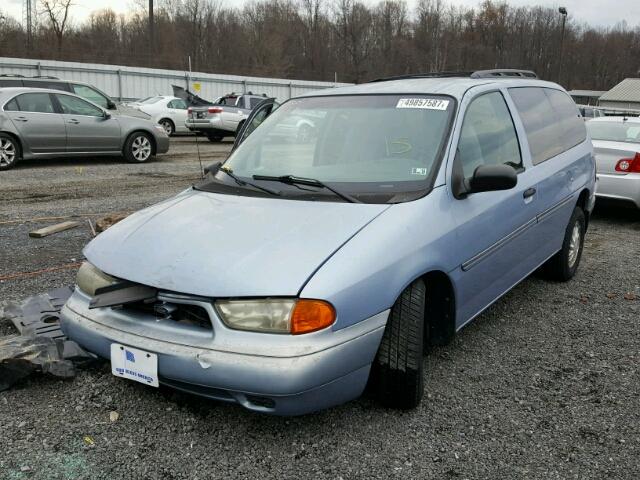 2FMDA5144WBB92815 - 1998 FORD WINDSTAR W BLUE photo 2