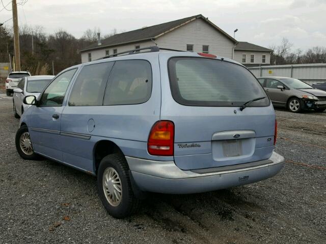 2FMDA5144WBB92815 - 1998 FORD WINDSTAR W BLUE photo 3