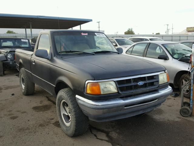 1FTCR10X5PPA27461 - 1993 FORD RANGER BLACK photo 1