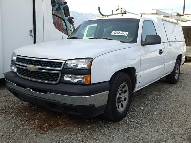 3GCEC14X46G253529 - 2006 CHEVROLET SILVERADO WHITE photo 2