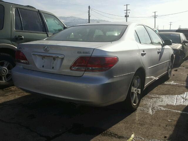 JTHBA30G465163636 - 2006 LEXUS ES 330 SILVER photo 4