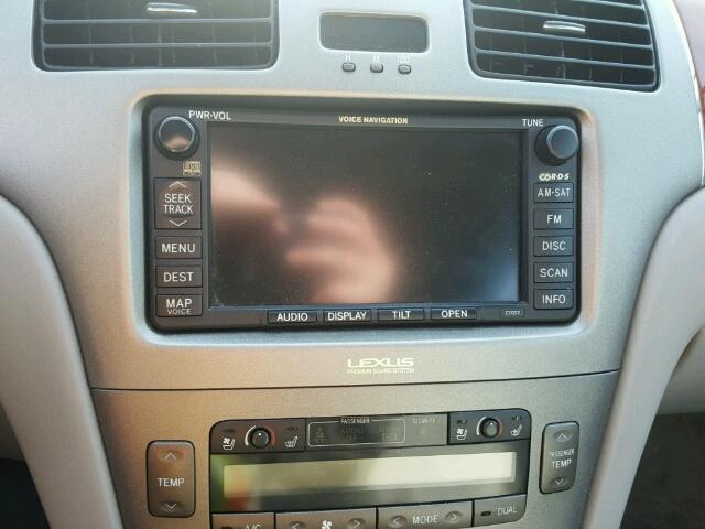 JTHBA30G465163636 - 2006 LEXUS ES 330 SILVER photo 9