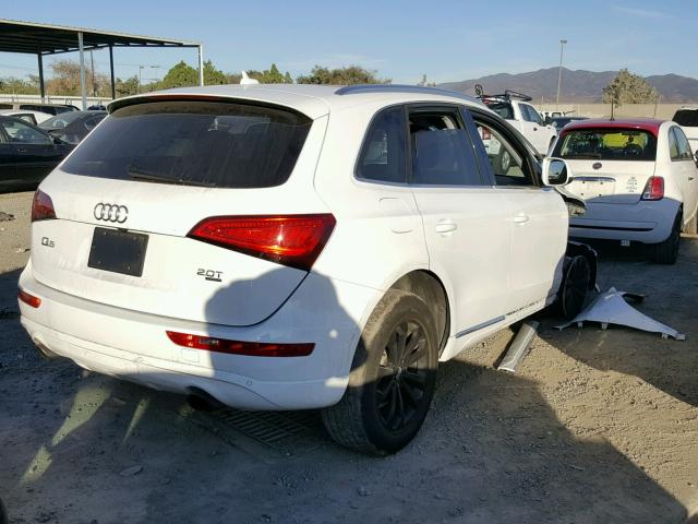 WA1LFAFP4EA103424 - 2014 AUDI Q5 PREMIUM WHITE photo 4