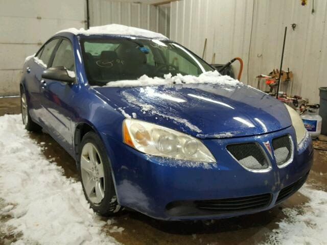 1G2ZG58B974182794 - 2007 PONTIAC G6 BASE BLUE photo 1