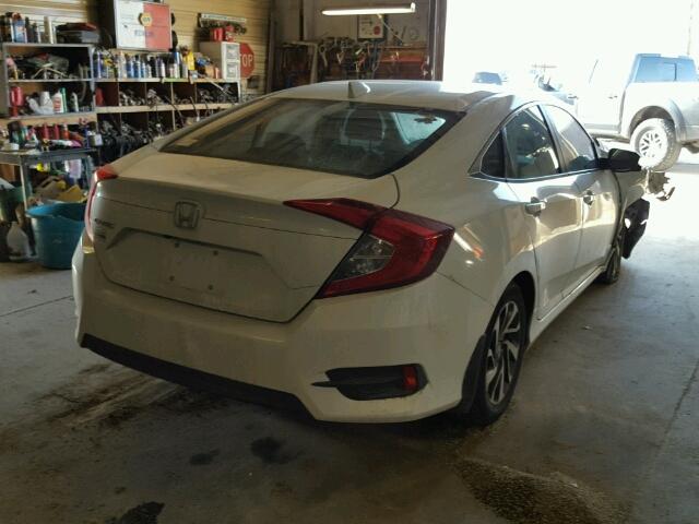 2HGFC2F74HH501693 - 2017 HONDA CIVIC EX WHITE photo 4