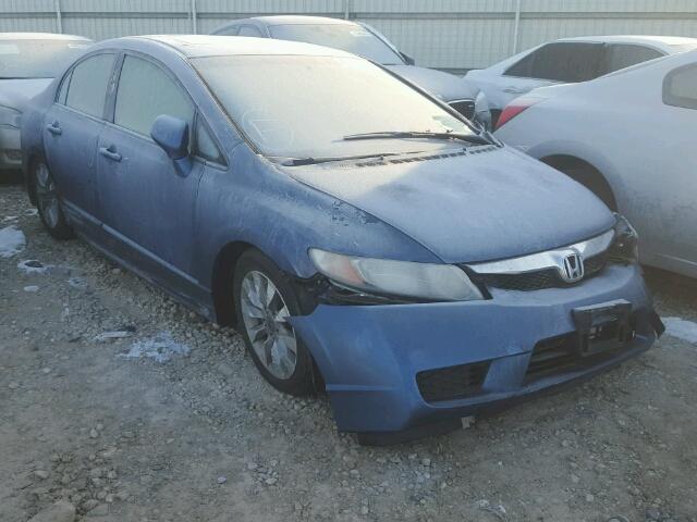 2HGFA16859H531134 - 2009 HONDA CIVIC EX ლურჯი ფოტო 1