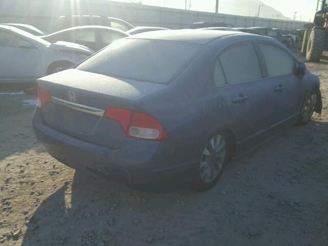 2HGFA16859H531134 - 2009 HONDA CIVIC EX ლურჯი ფოტო 4