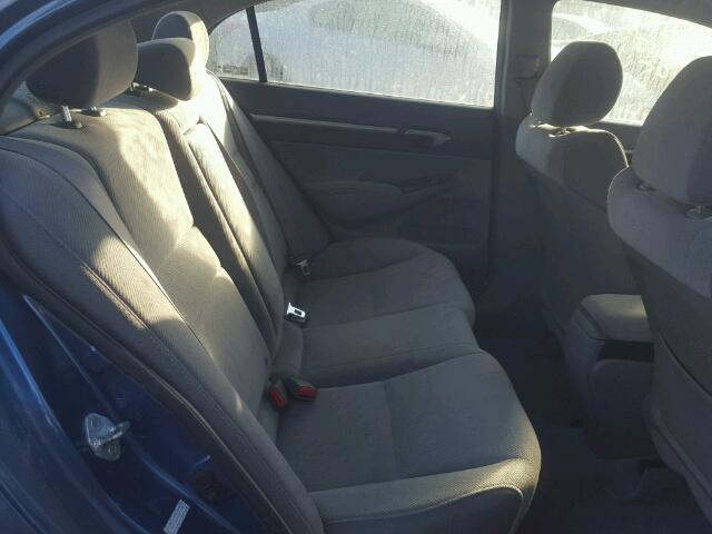 2HGFA16859H531134 - 2009 HONDA CIVIC EX ლურჯი ფოტო 6