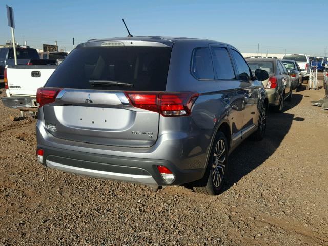 JA4AD3A36GZ030168 - 2016 MITSUBISHI OUTLANDER GRAY photo 4