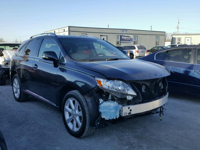 2T2BK1BA2BC099665 - 2011 LEXUS RX 350 CHARCOAL photo 1