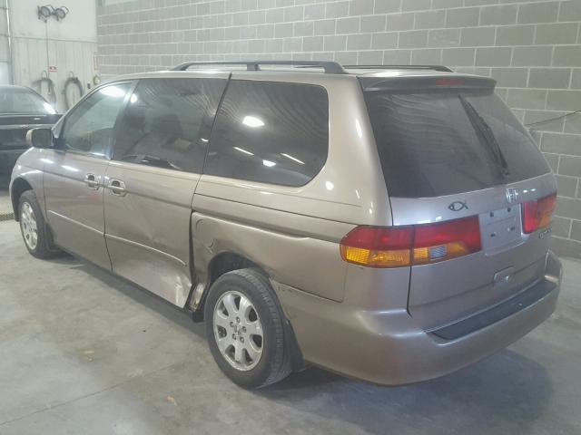 5FNRL18604B037389 - 2004 HONDA ODYSSEY EX GOLD photo 3