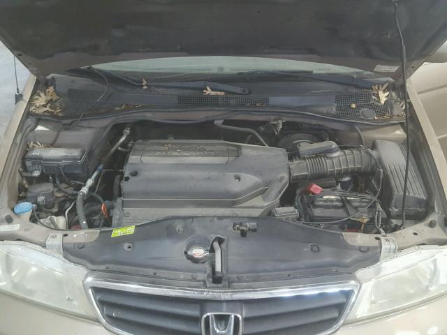 5FNRL18604B037389 - 2004 HONDA ODYSSEY EX GOLD photo 7