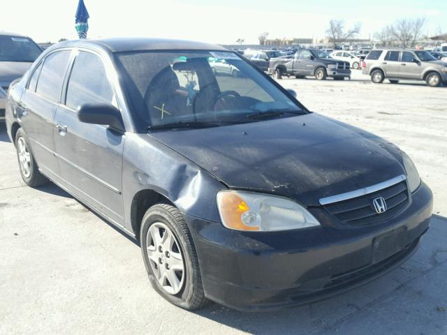 2HGES16513H612766 - 2003 HONDA CIVIC LX BLACK photo 1