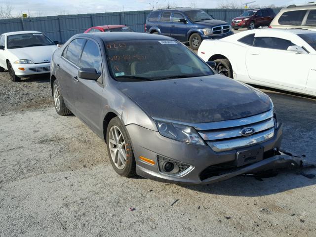 3FAHP0JA6CR126301 - 2012 FORD FUSION SEL GRAY photo 1