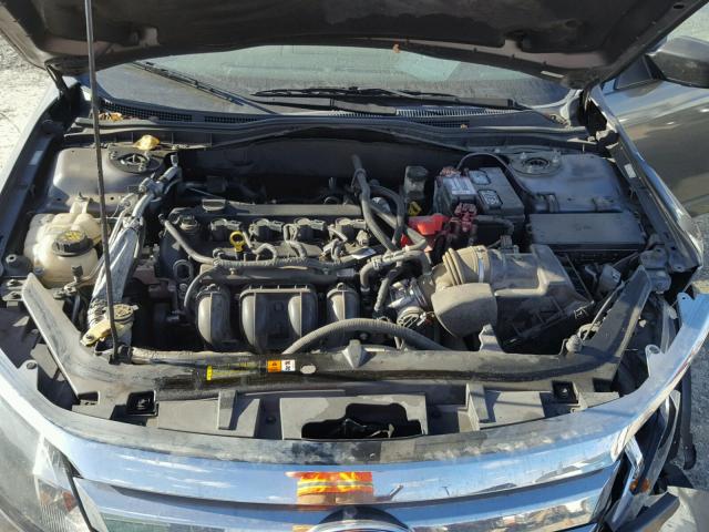 3FAHP0JA6CR126301 - 2012 FORD FUSION SEL GRAY photo 7