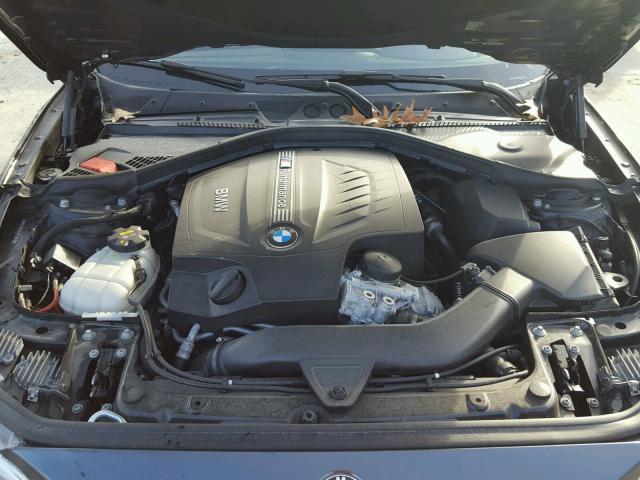 WBA1J7C53EVX33636 - 2014 BMW M235I GRAY photo 7