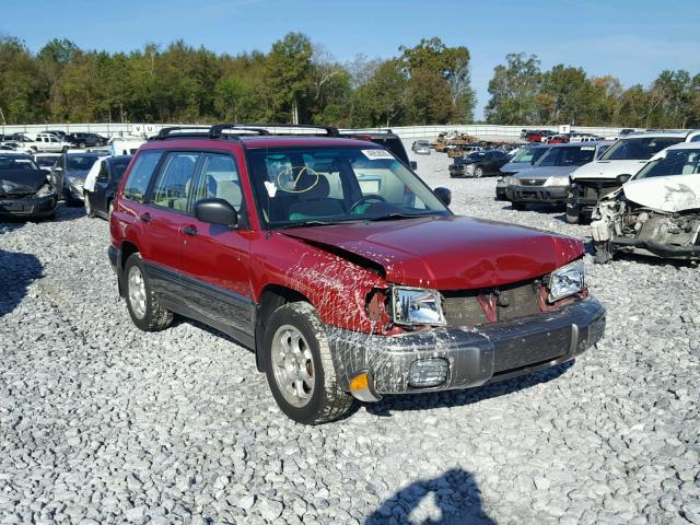 JF1SF6553WH768201 - 1998 SUBARU FORESTER S RED photo 1