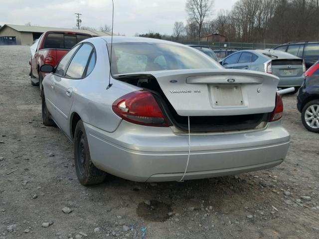 1FAFP53U77A121247 - 2007 FORD TAURUS SE SILVER photo 3