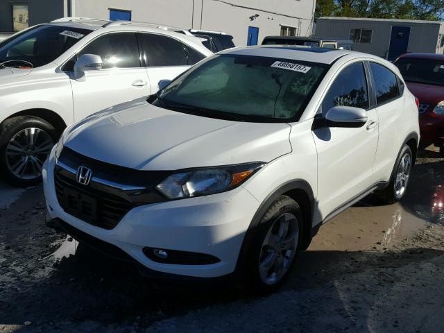 3CZRU5H54GM755534 - 2016 HONDA HR-V EX WHITE photo 2