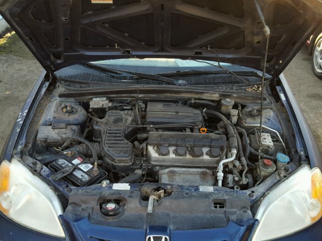 1HGEM21992L027316 - 2002 HONDA CIVIC EX BLUE photo 7