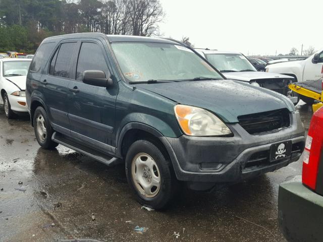 JHLRD68423C014378 - 2003 HONDA CR-V LX GREEN photo 1