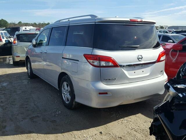 JN8AE2KP5G9155522 - 2016 NISSAN QUEST S SILVER photo 3