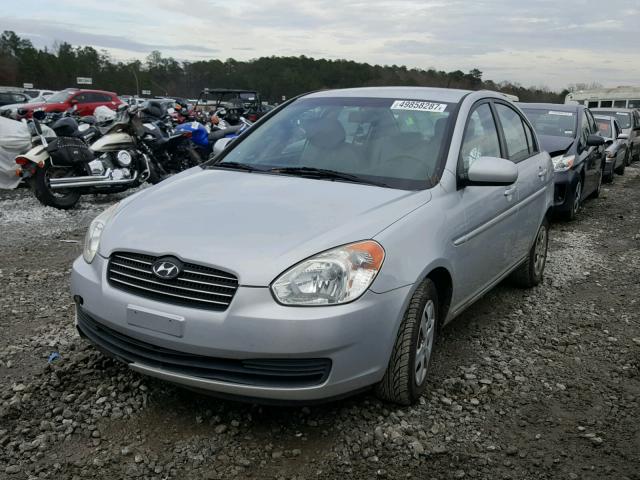 KMHCN4AC7AU493048 - 2010 HYUNDAI ACCENT GLS SILVER photo 2